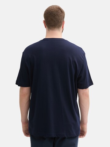 TOM TAILOR Men + T-Shirt in Blau