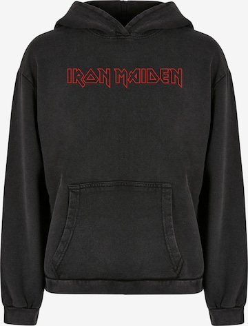 Merchcode Sweatshirt 'Iron Maiden' in Black: front