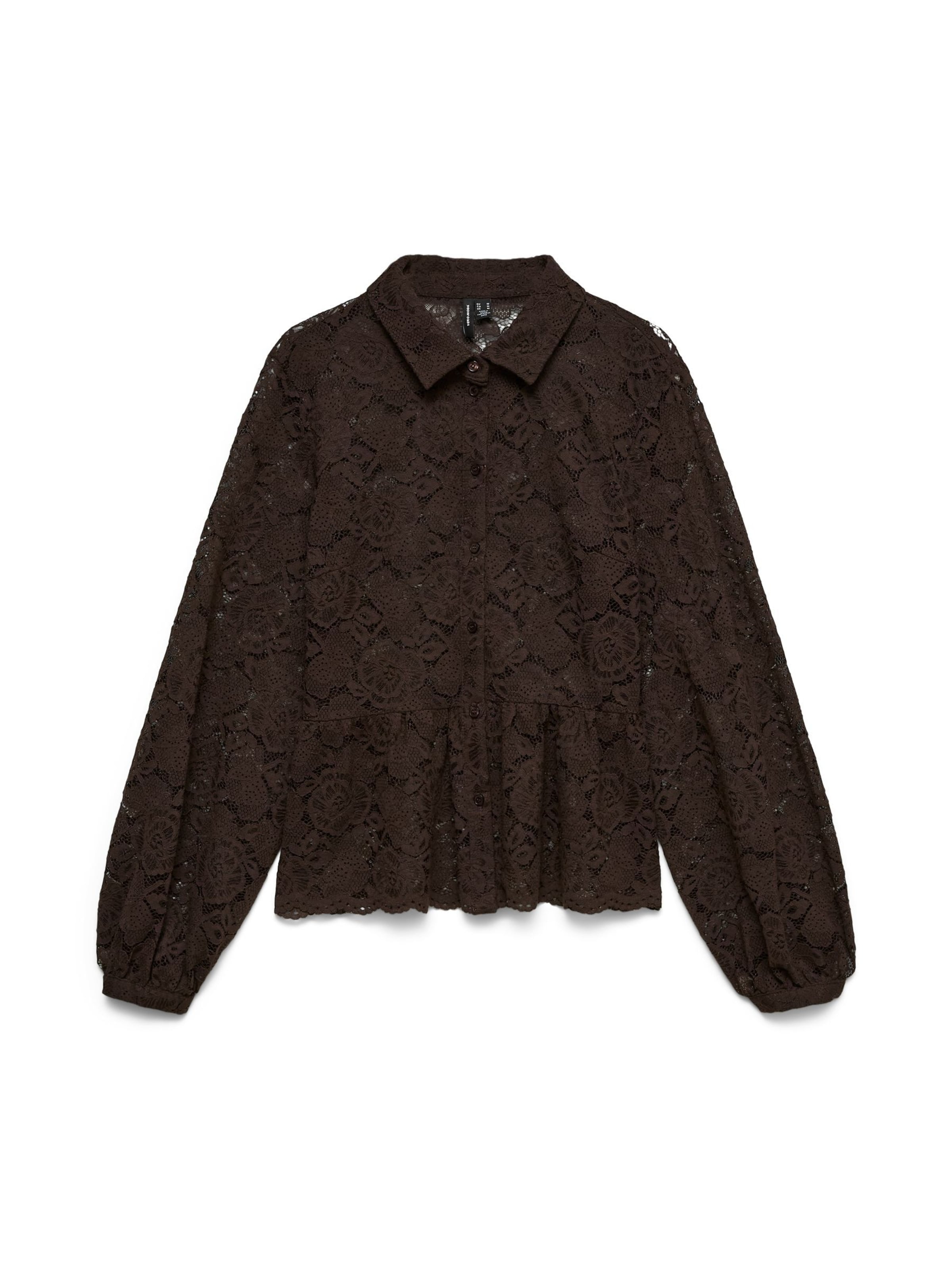 VERO MODA Bluse 'BLOOM' in M in braun, Produktansicht