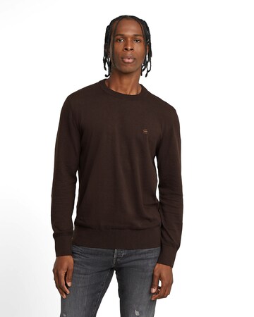 G-STAR Sweater 'Premium core' in Brown: front