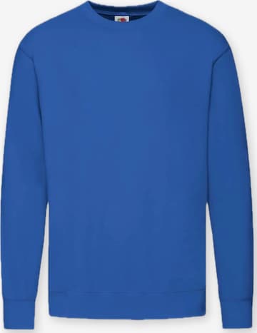 Felpa 'Crewneck sweatshirt' di FRUIT OF THE LOOM in blu: frontale