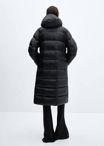 MANGO Winter Coat in Black