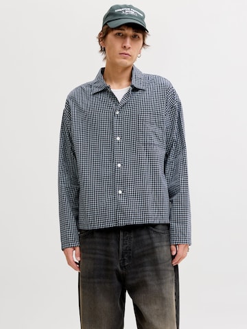 JACK & JONES Overhemd 'JORAustin' in Blauw: voorkant