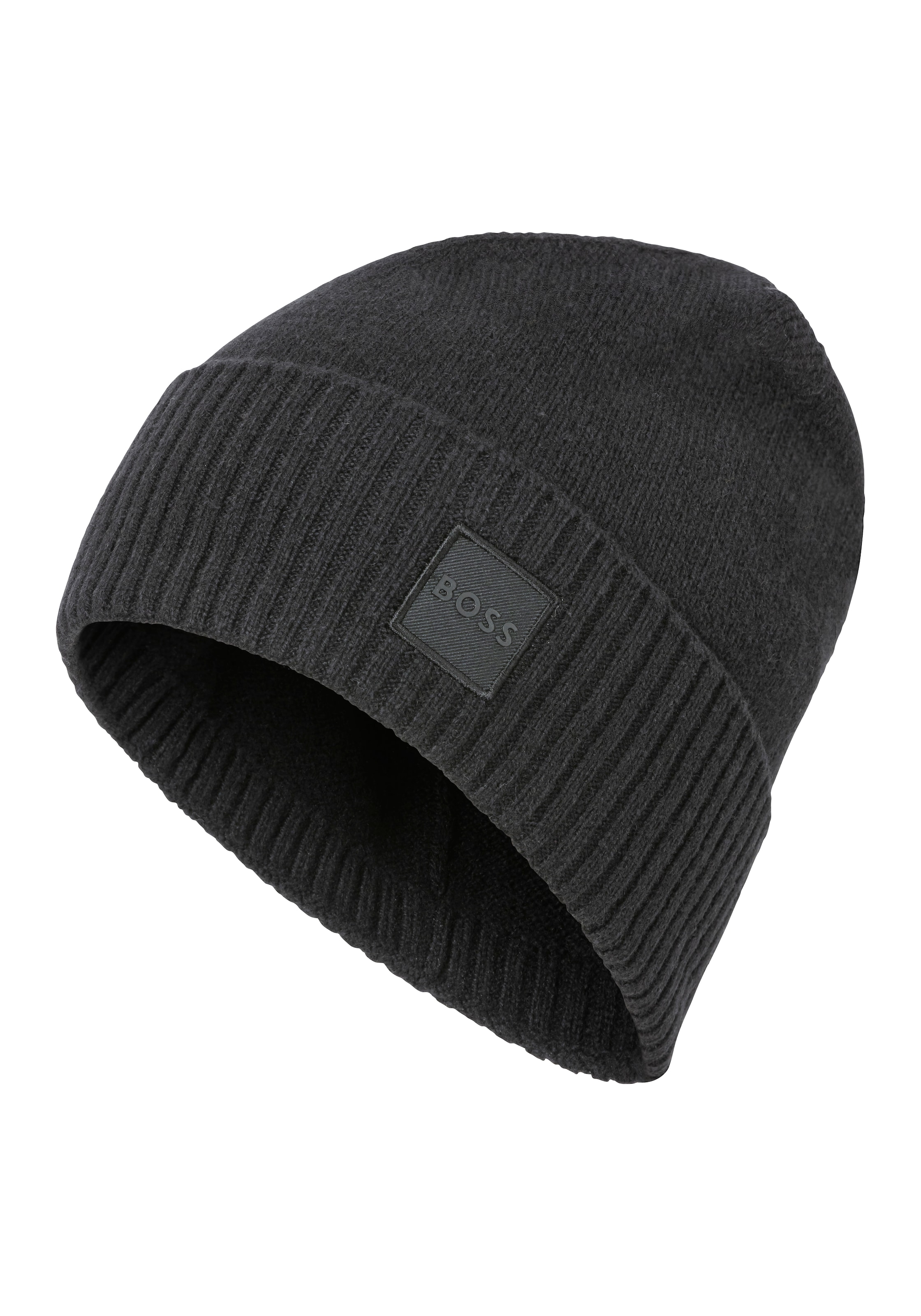 BOSS Beanie 'Akaio' in Grey: front