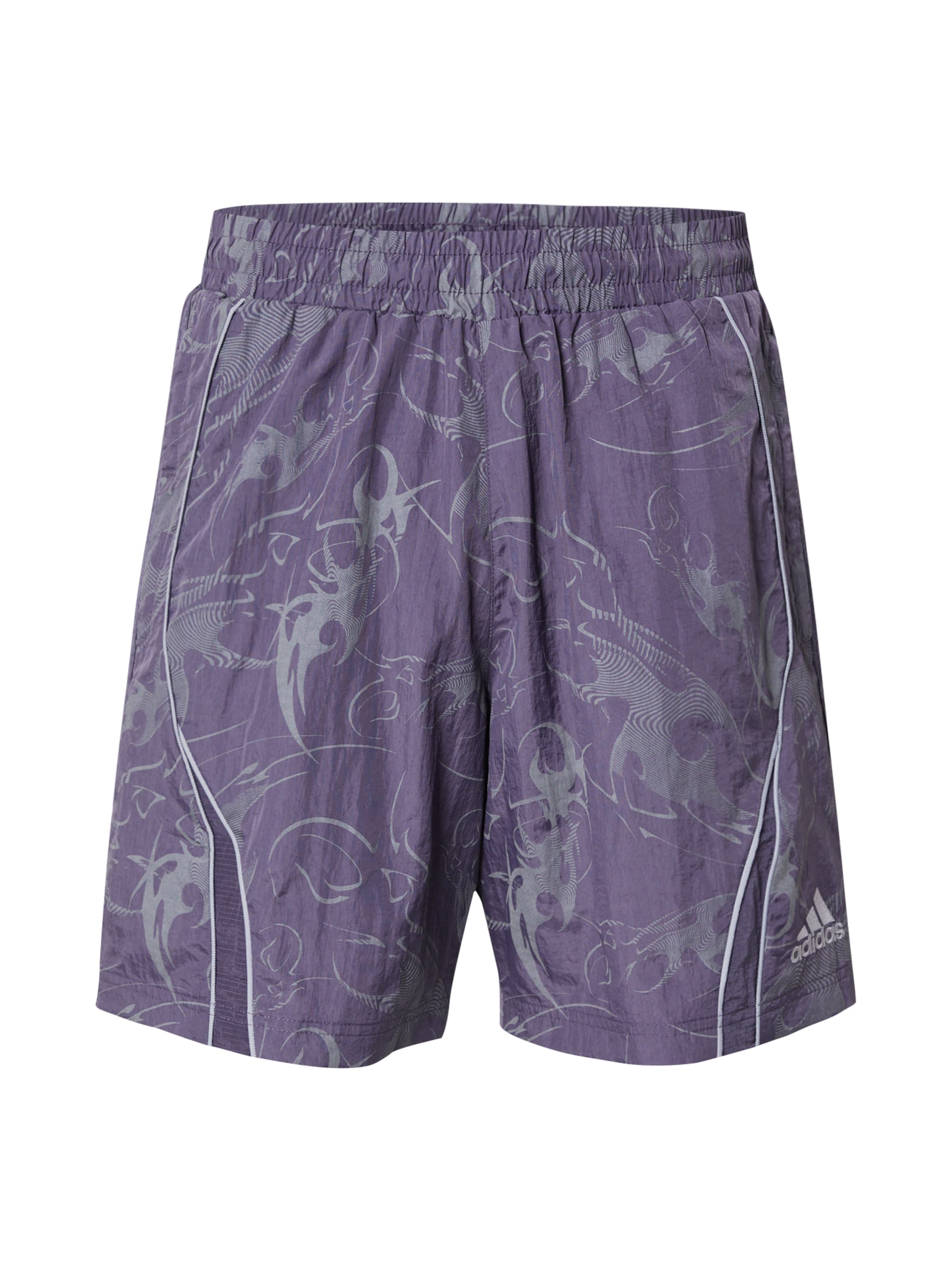 ADIDAS ORIGINALS Ohlapna forma Hlače 'ADILENIUM' | vijolična barva: sprednja stran