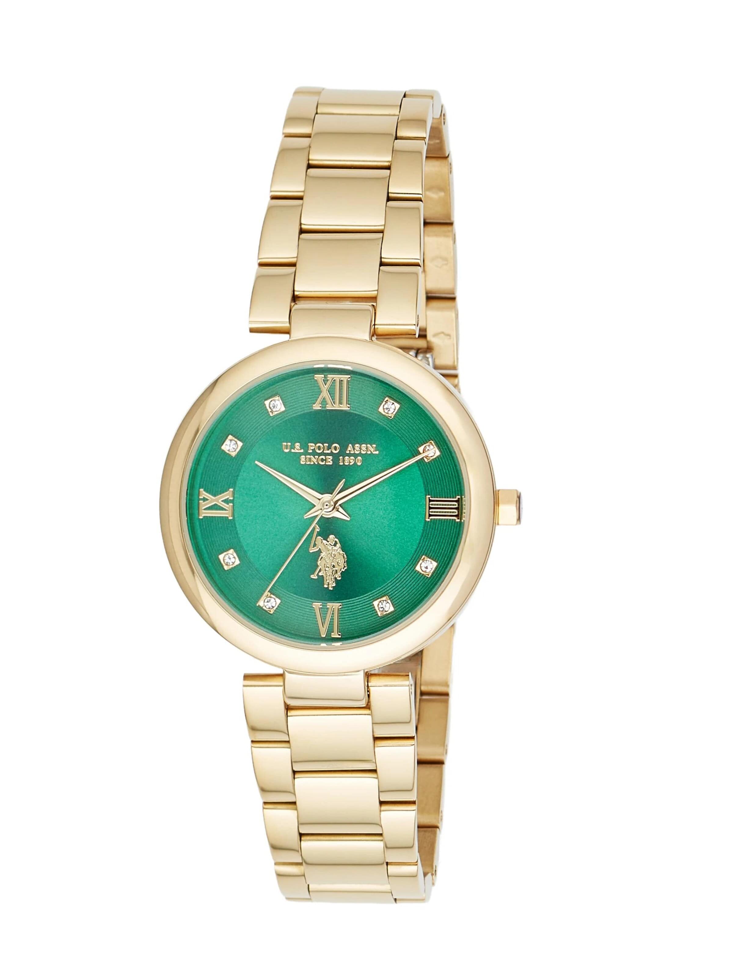 Montre à affichage analogique 'Fanny' U.S. POLO ASSN. en jaune : devant