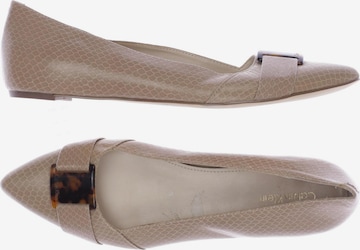 Calvin Klein Flats & Loafers in 37 in Beige: front