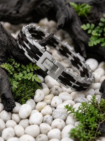 Holzwerk - Pulsera 'SCHURMSEE' en plata