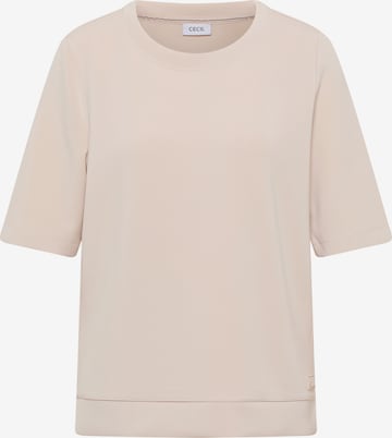 CECIL Sweatshirt in Beige: Vorderseite