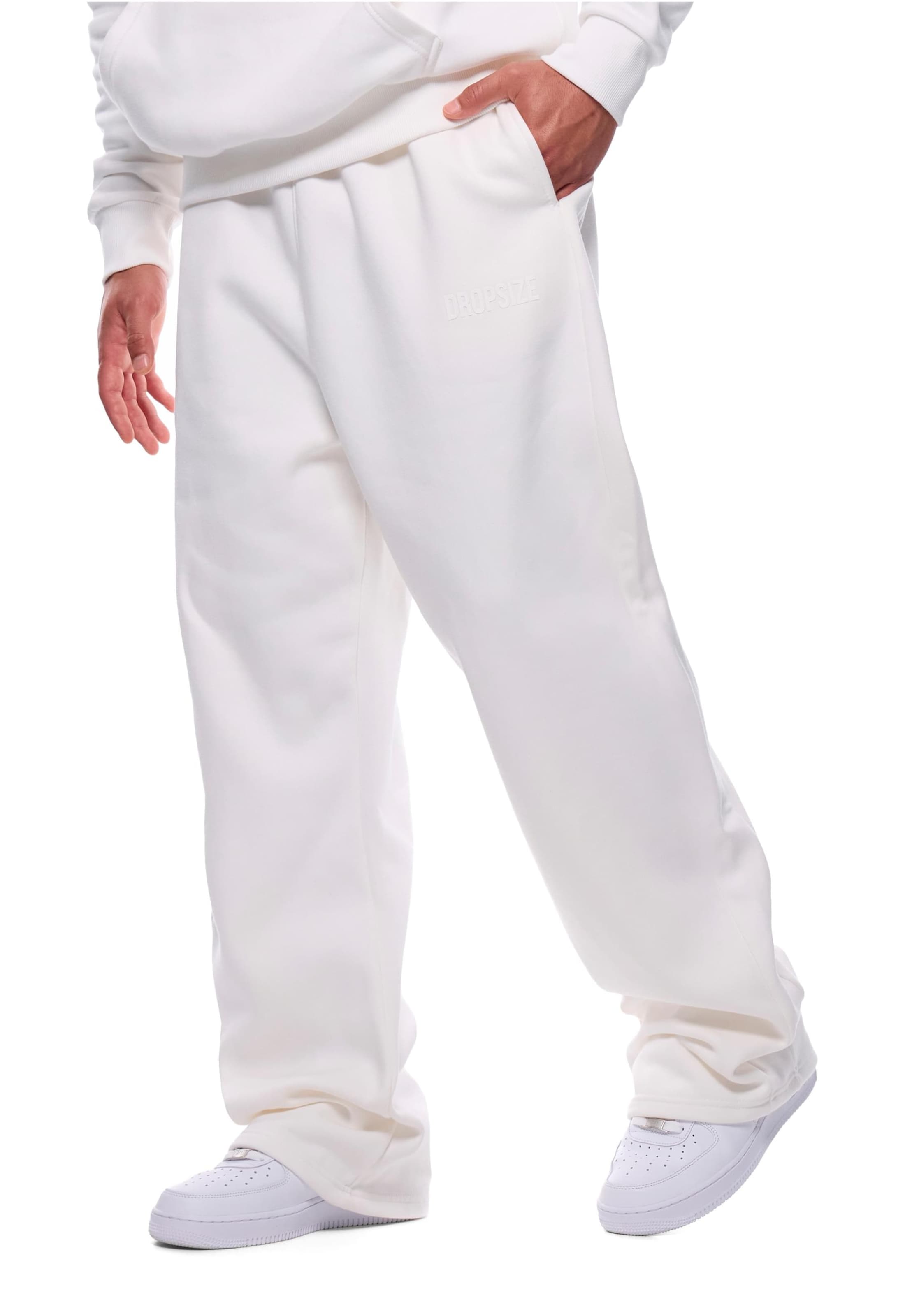Dropsize Loosefit Broek in Wit