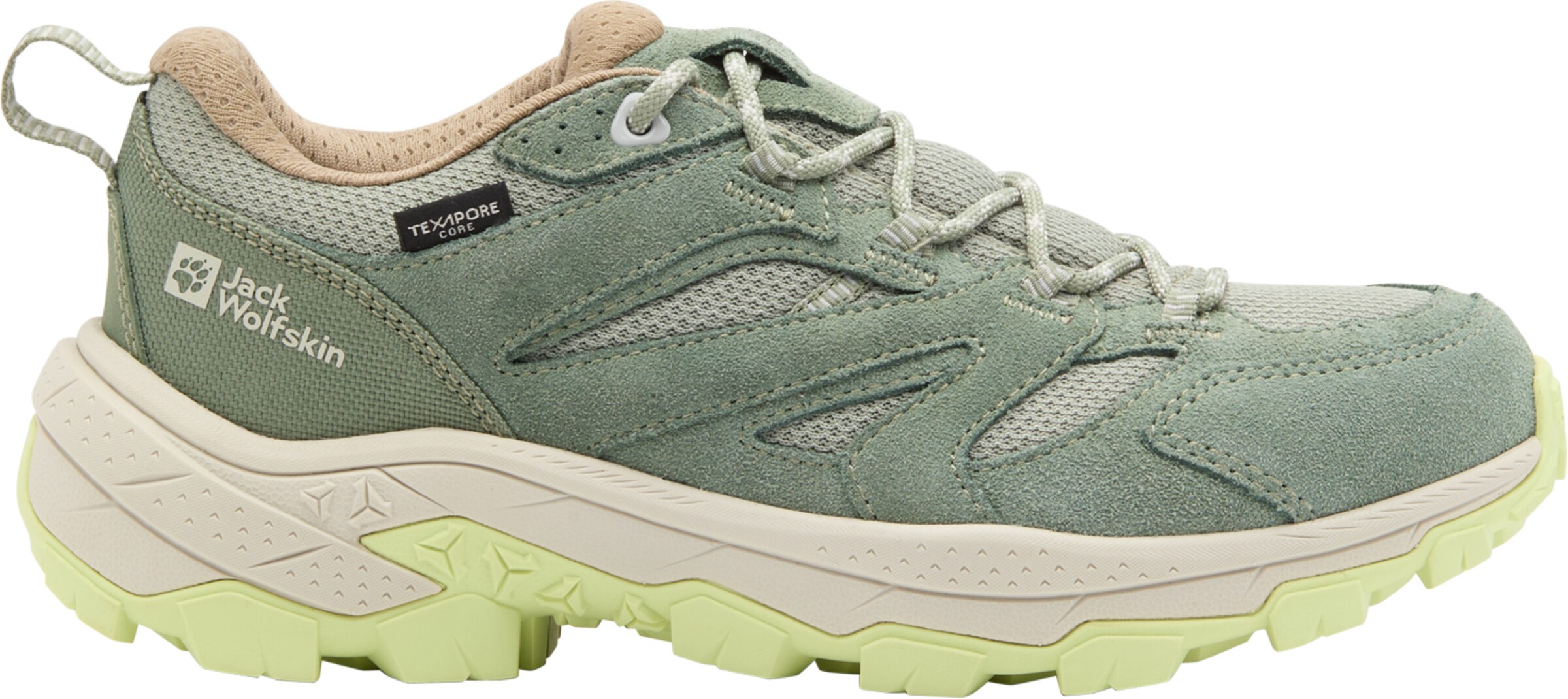 JACK WOLFSKIN Flats 'VOJO TOUR' in Green