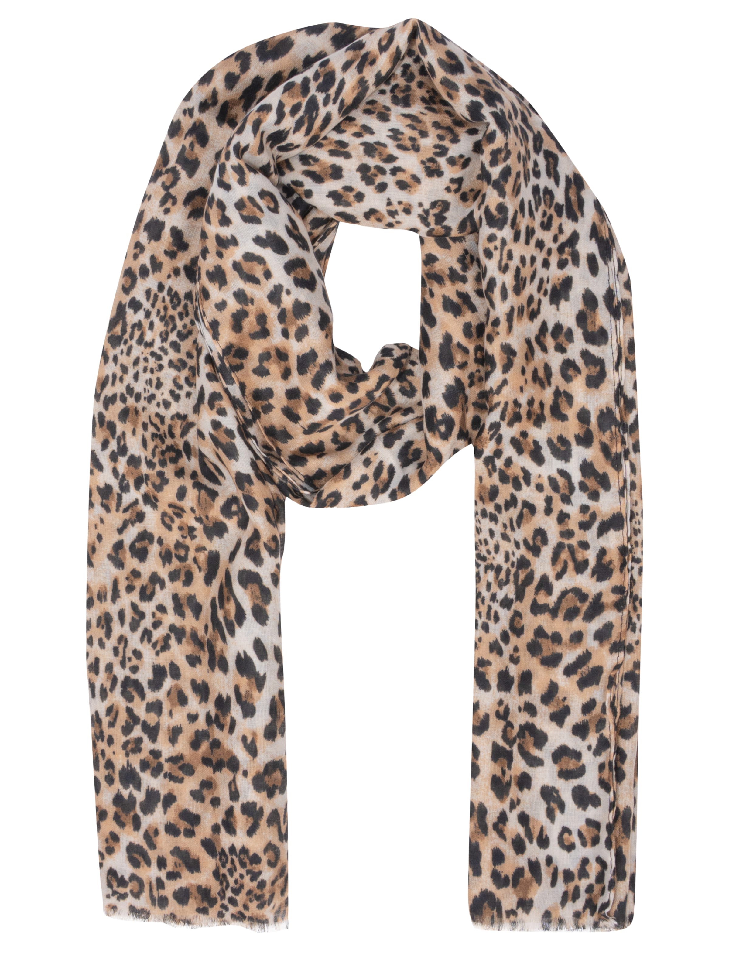 Seasons of April Schal 'Sara' in Braun: Vorderseite