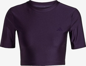 ADIDAS PERFORMANCETehnička sportska majica 'Essentials' - ljubičasta boja: prednji dio