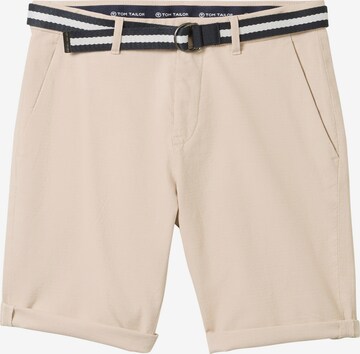 TOM TAILOR Regular Shorts in Beige: predná strana