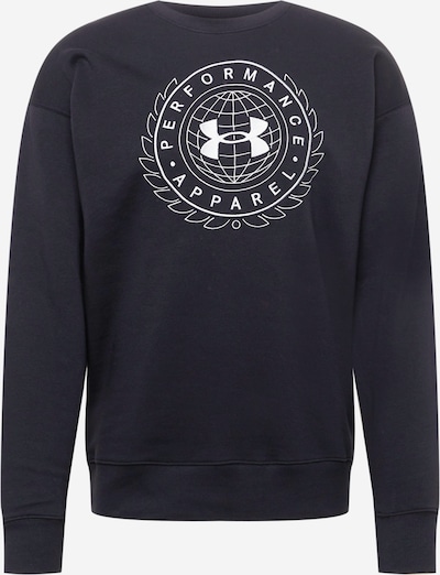 UNDER ARMOUR Sportska sweater majica 'RIVAL' u crna / bijela, Pregled proizvoda