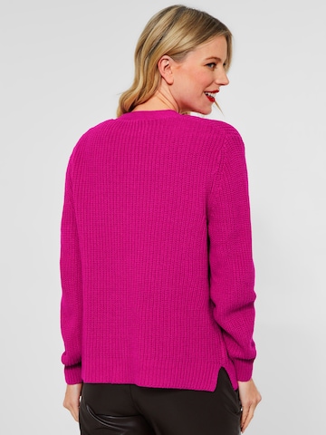 STREET ONE Knit Cardigan in Pink