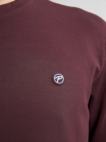 Sweat-shirt 'Seaviewpark' Petrol Industries en rouge