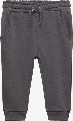 MANGO KIDS Tapered Broek 'MATEO5' in Grijs: voorkant