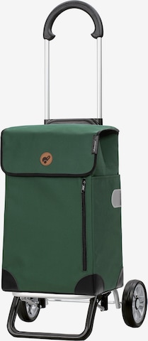 Andersen Shopper Trolley 'Weda' in Groen: voorkant