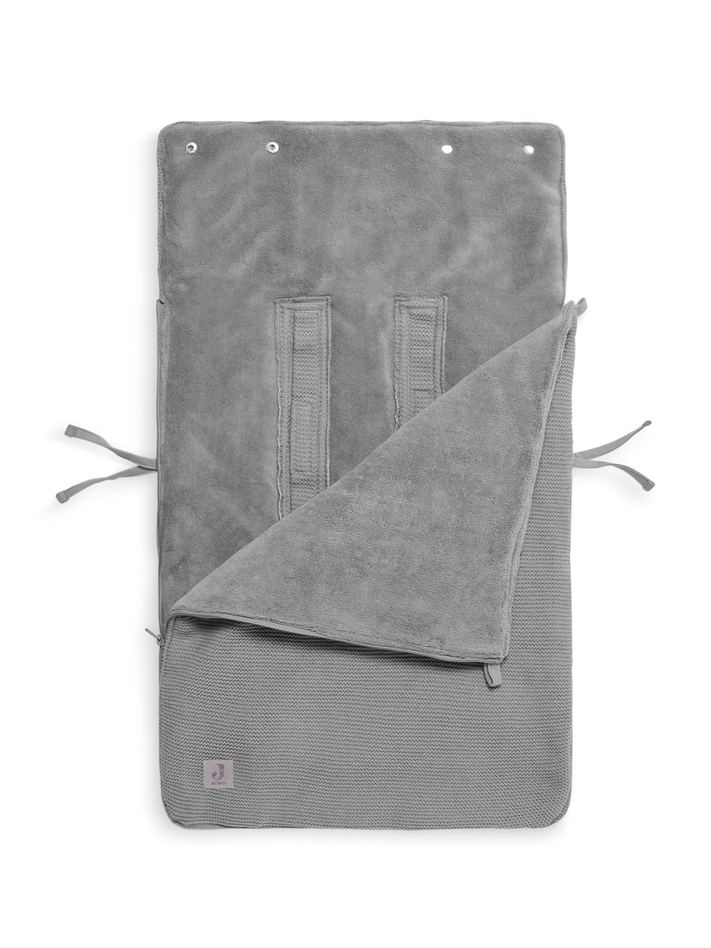 Jollein Schlafsack in Grau: Vorderseite