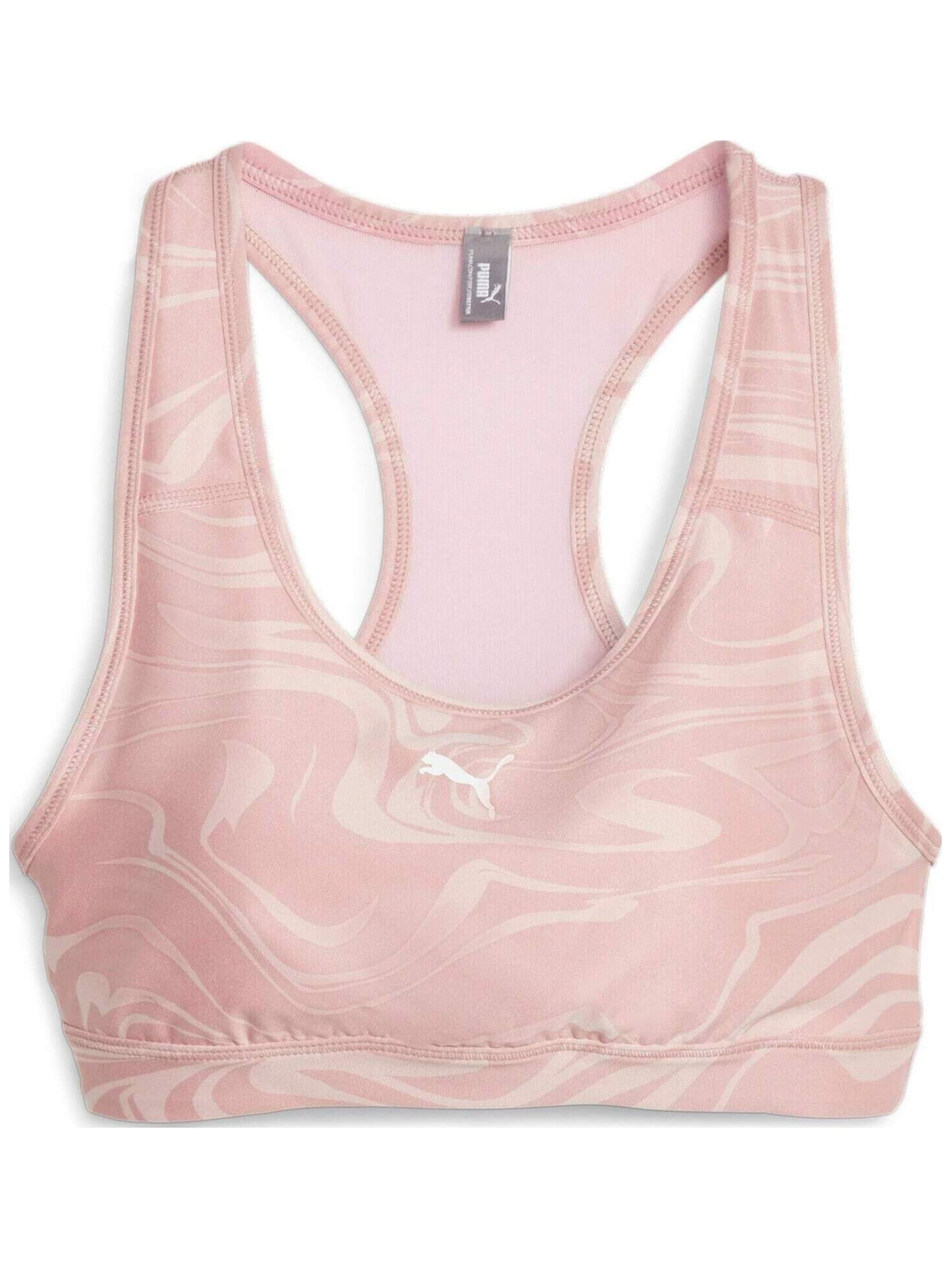 PUMA Sporttop 'Puma Mid Impact 4keeps Graphic Bra Pm Future'‌‌‌‌‌‌‌‌‌ in S in pink, Produktansicht