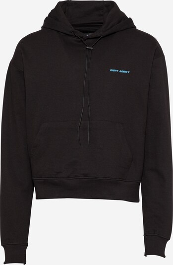 Night Addict Sweatshirt in hellblau / schwarz, Produktansicht