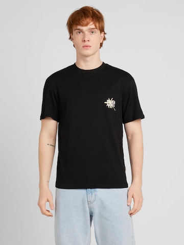 JACK & JONES Тениска 'LAFAYETTE' в черно: отпред