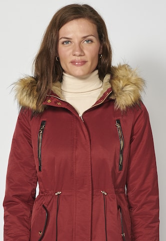 KOROSHI Between-seasons parka in Red