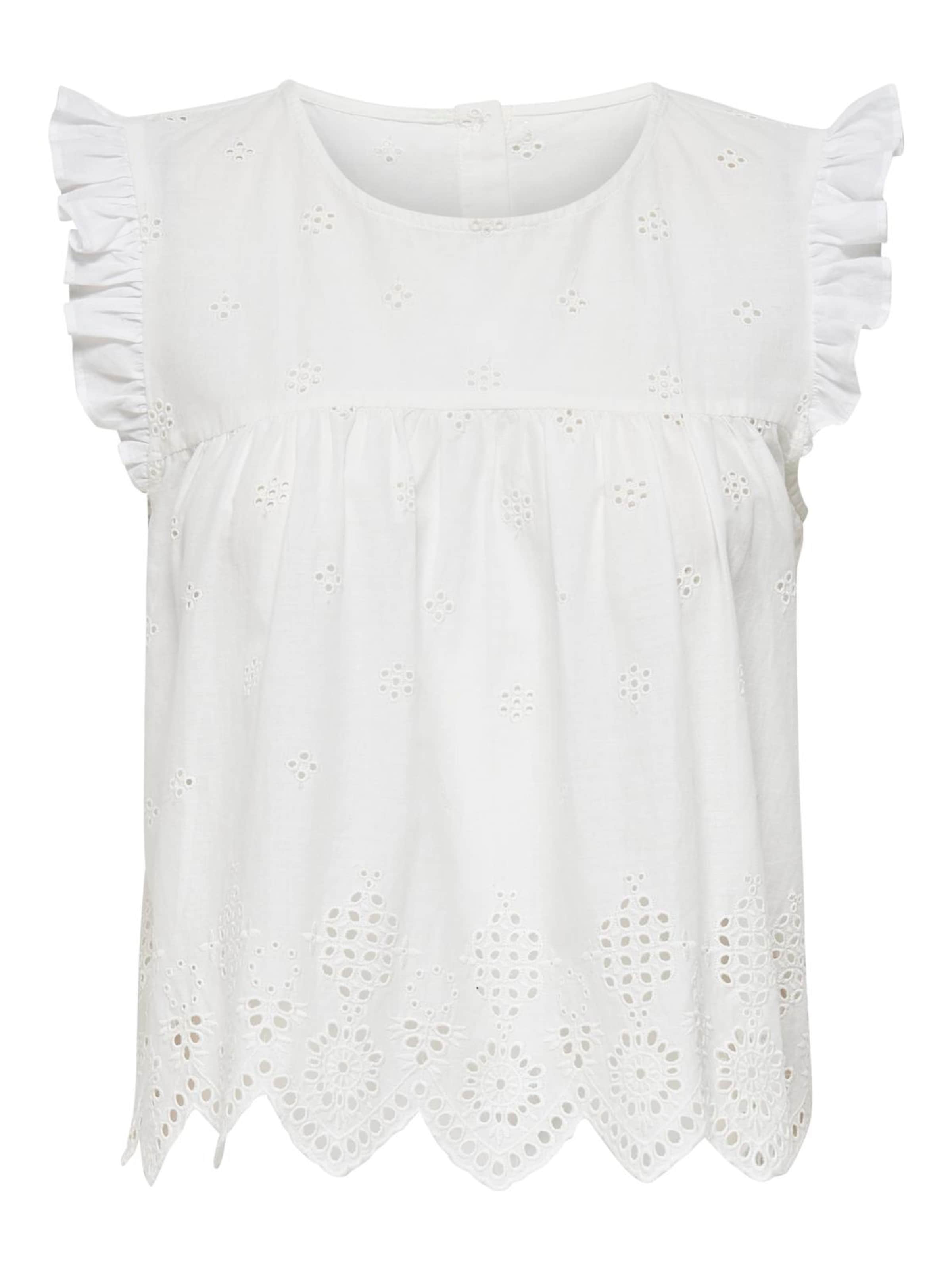 ONLY Bluse 'Silla' in Weiß: Vorderseite