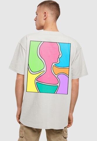 Merchcode Shirt 'Artistic Minds' in Grijs: voorkant