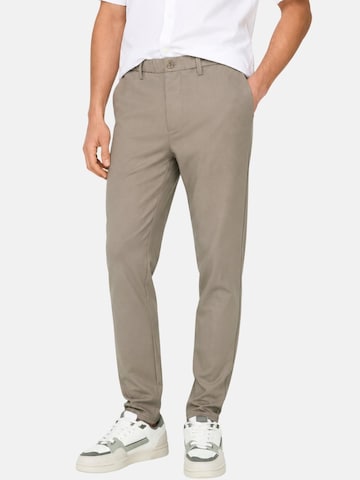 Only & Sons - Tapered Pantalón de montaña 'ONLY & SONS ONSYOKE TAP REG TWILL 0668 PANT FRML PANTALONE' en beige
