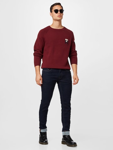 TOMMY HILFIGER Sweter w kolorze czerwony