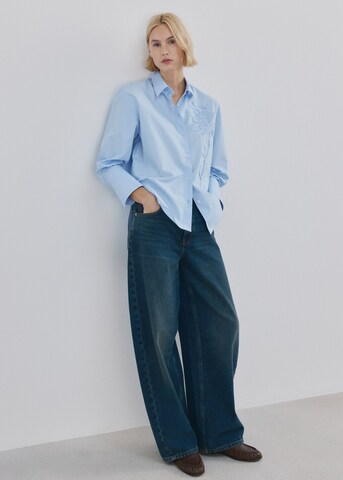 MANGO Bluse 'Salma' in Blau