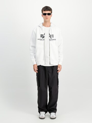 ALPHA INDUSTRIES Sweatshirt 'Basic' in White