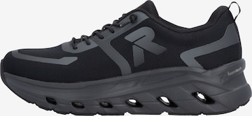 Rieker Platform trainers in Black: front