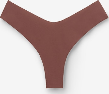 Tezenis Thong in Brown: front