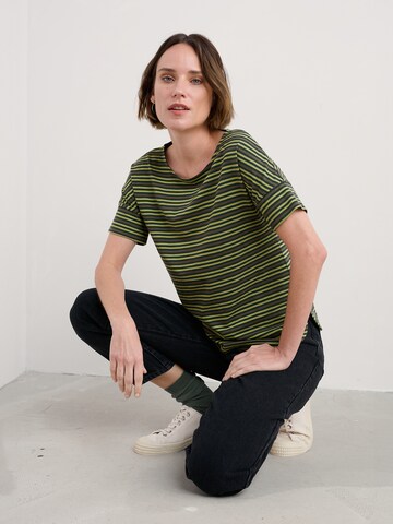 Seasalt Cornwall Shirt ' 'Bryher View' ' in Groen