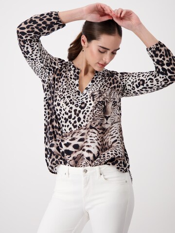 monari - Blusa en beige