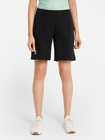 ZIENER Regular Workout Pants 'NAKOA-Z X-Function' in Black: front