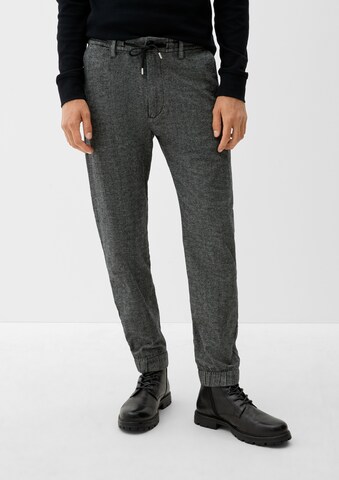 s.Oliver Regular Chino trousers in Grey: front