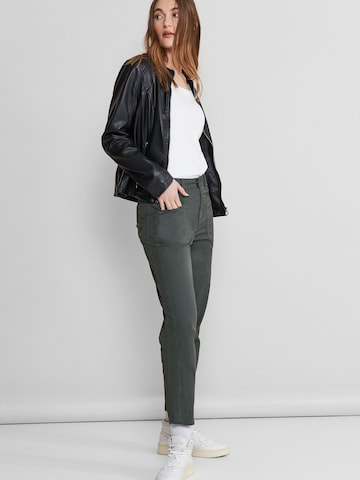 STREET ONE Slimfit Broek in Groen