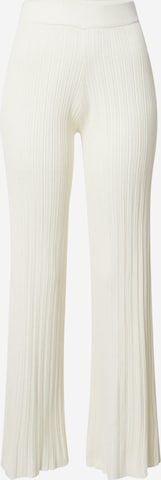 ABOUT YOU x Marie von Behrens Flared Broek 'Freya' in Beige: voorkant