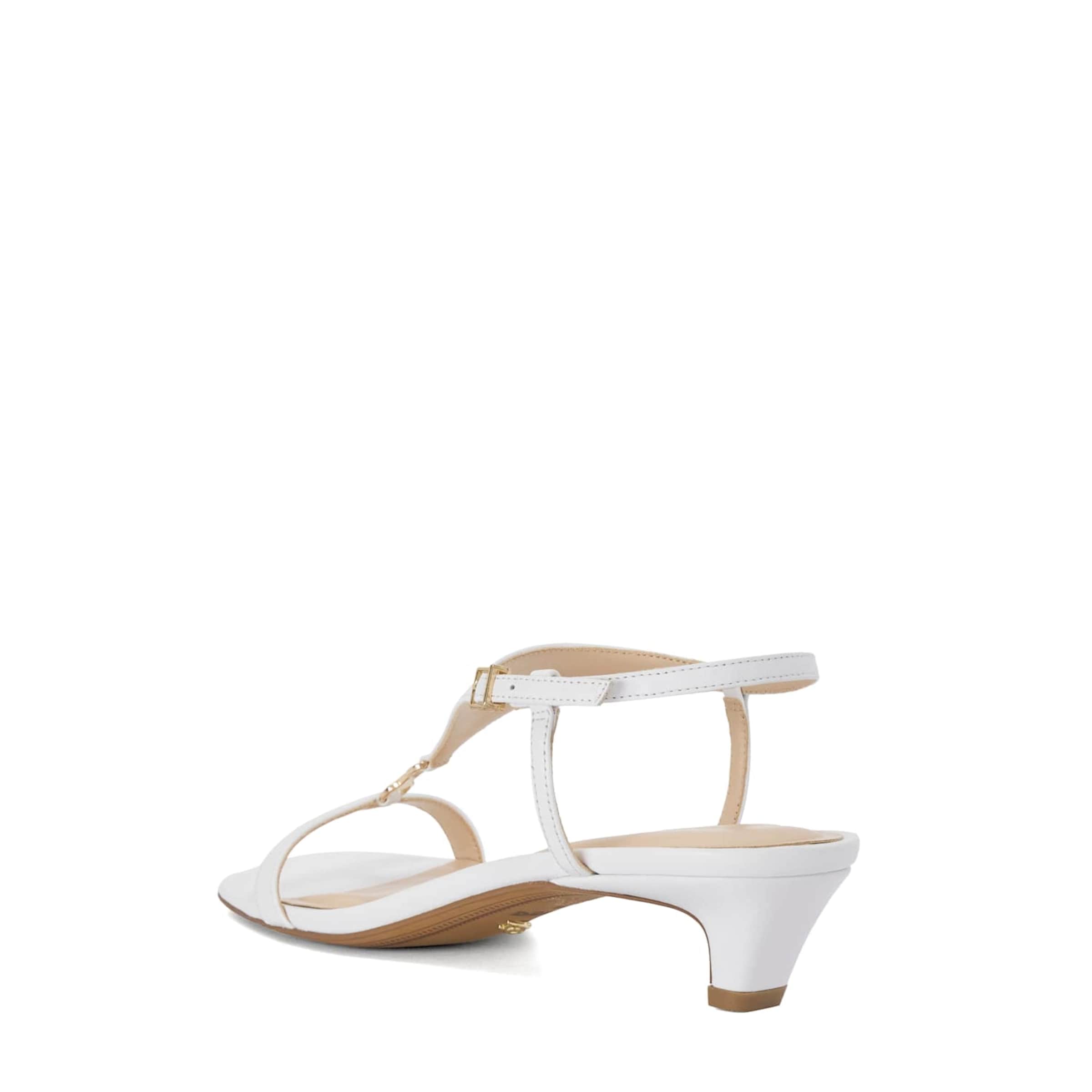 Dune LONDON Riemensandale 'Monacas' in Weiß