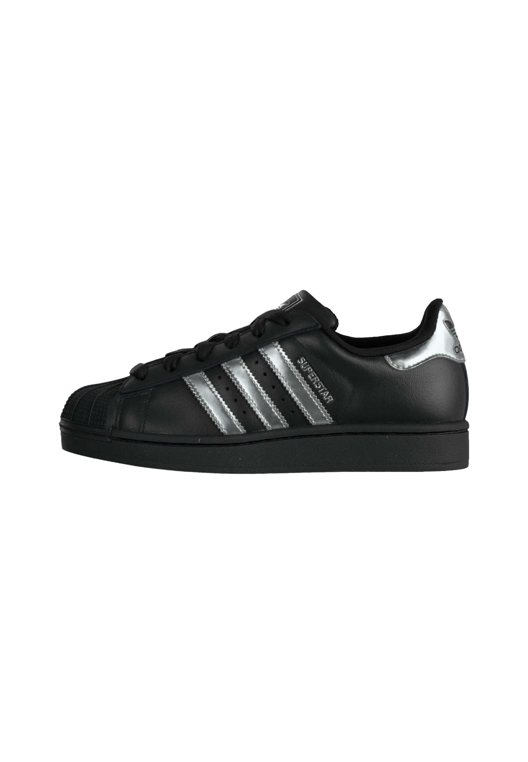 ADIDAS ORIGINALS Ketsid 'SUPERSTAR II', värv must: eest vaates