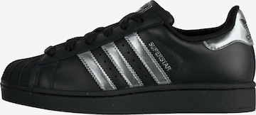 ADIDAS ORIGINALS Ketsid 'SUPERSTAR II', värv must: eest vaates