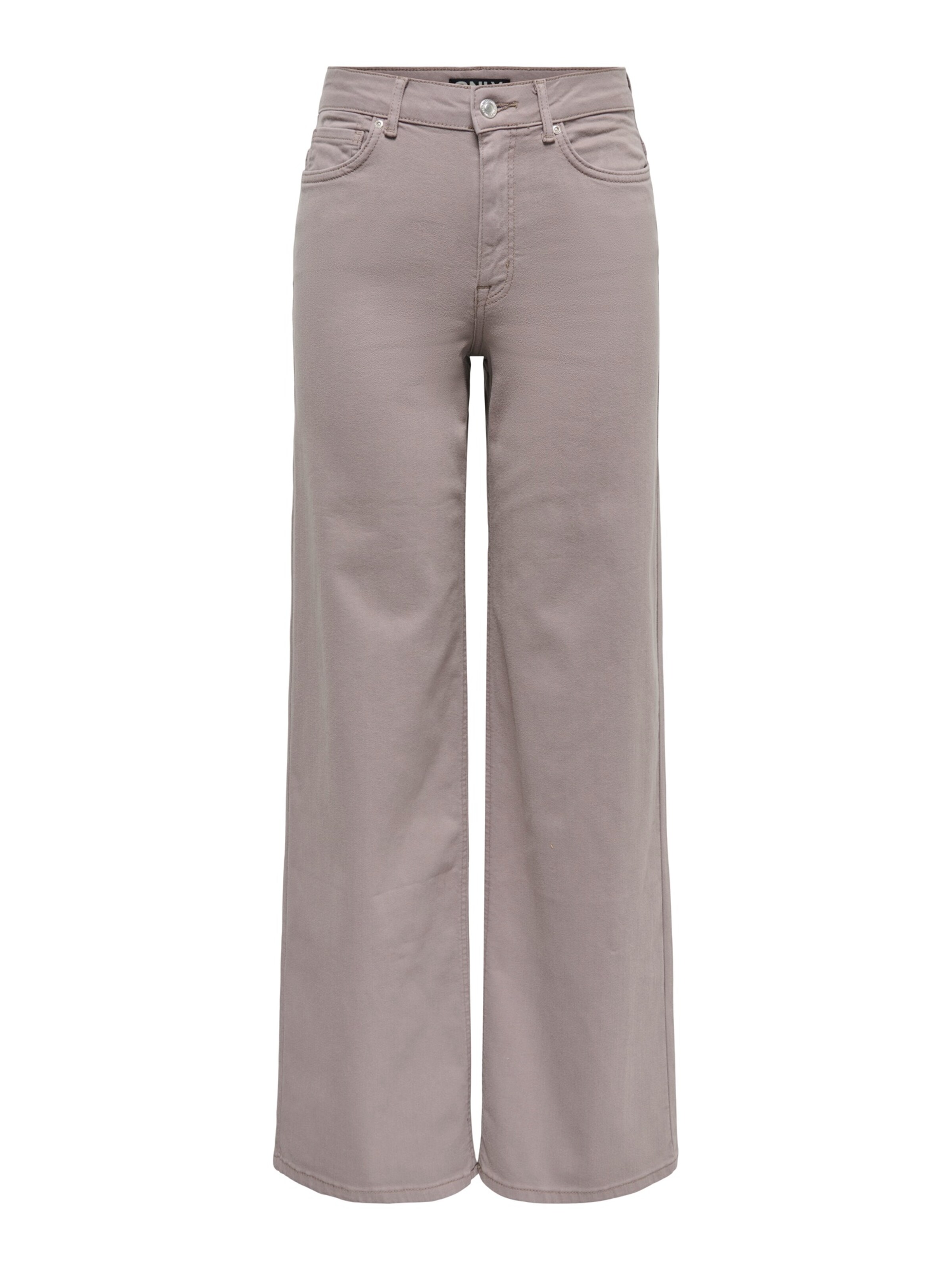 ONLY Wide leg Jeans 'ONLMadison' in Grijs: voorkant