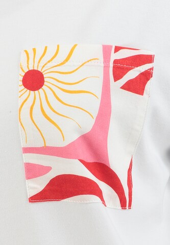 Key Largo Tričko 'Vanilla' – bílá