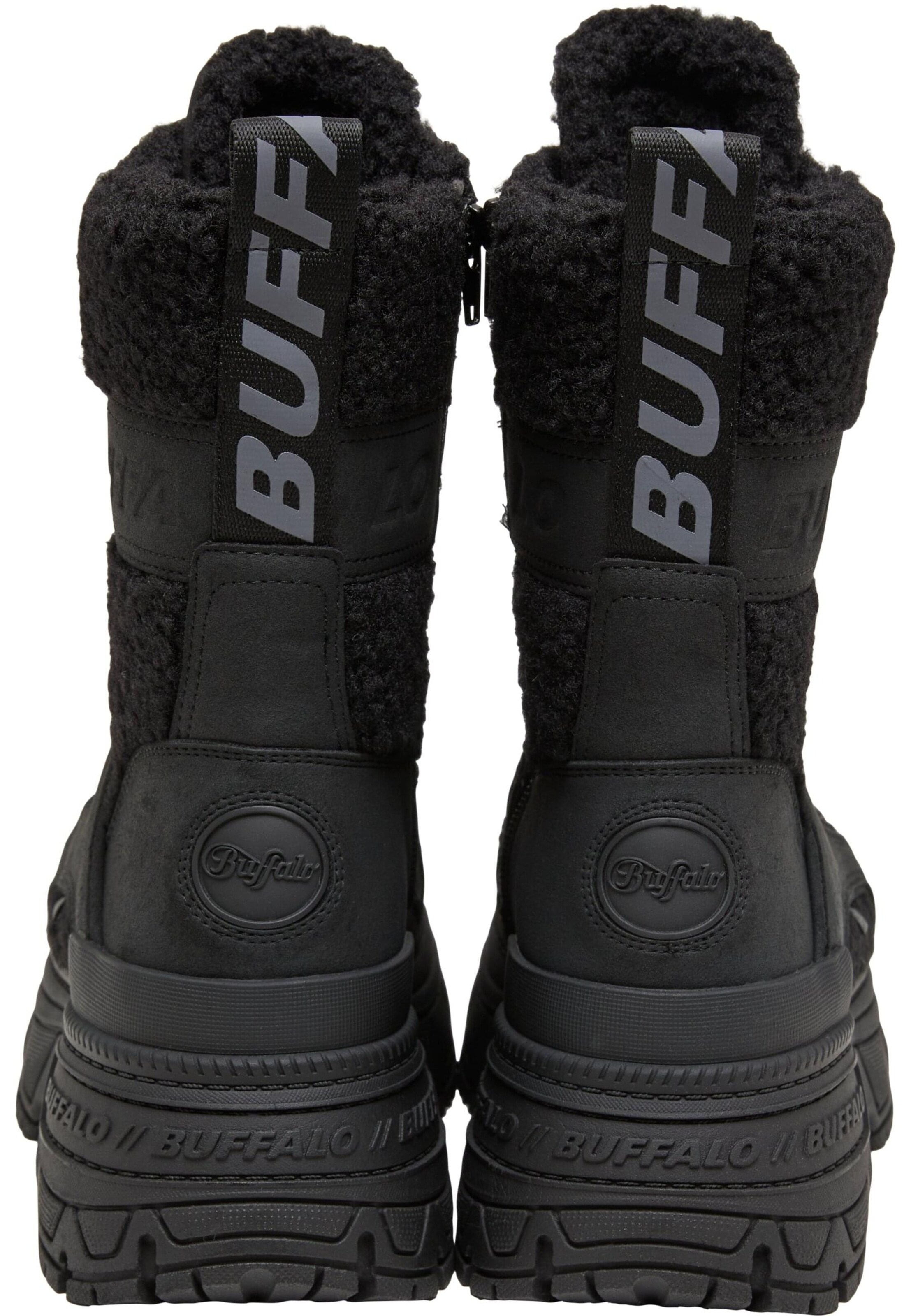 Bottes à lacets 'Fusion Com' BUFFALO en noir
