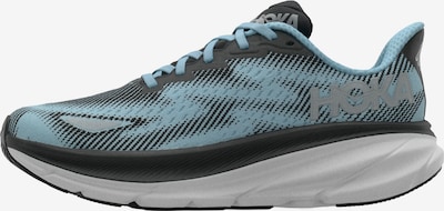 HOKA Laufschuh 'CLIFTON 9' in himmelblau / grau / schwarz, Produktansicht