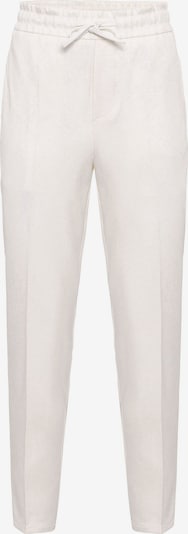 Pantaloni con piega frontale Antioch di colore écru, Visualizzazione prodotti